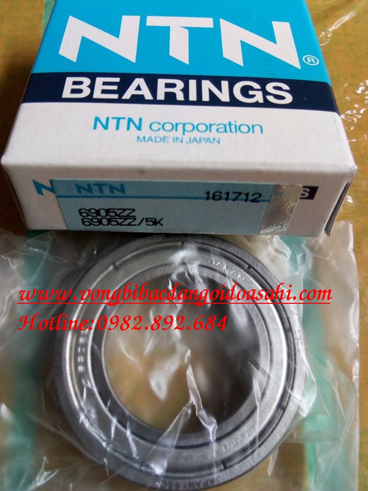 VÒNG BI - BẠC ĐẠN - 6905ZZ NTN 3 VÒNG BI - BẠC ĐẠN - 6905ZZ NTN