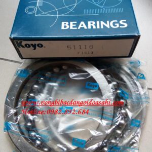 VÒNG BI - BẠC ĐẠN - 51116 KOYO