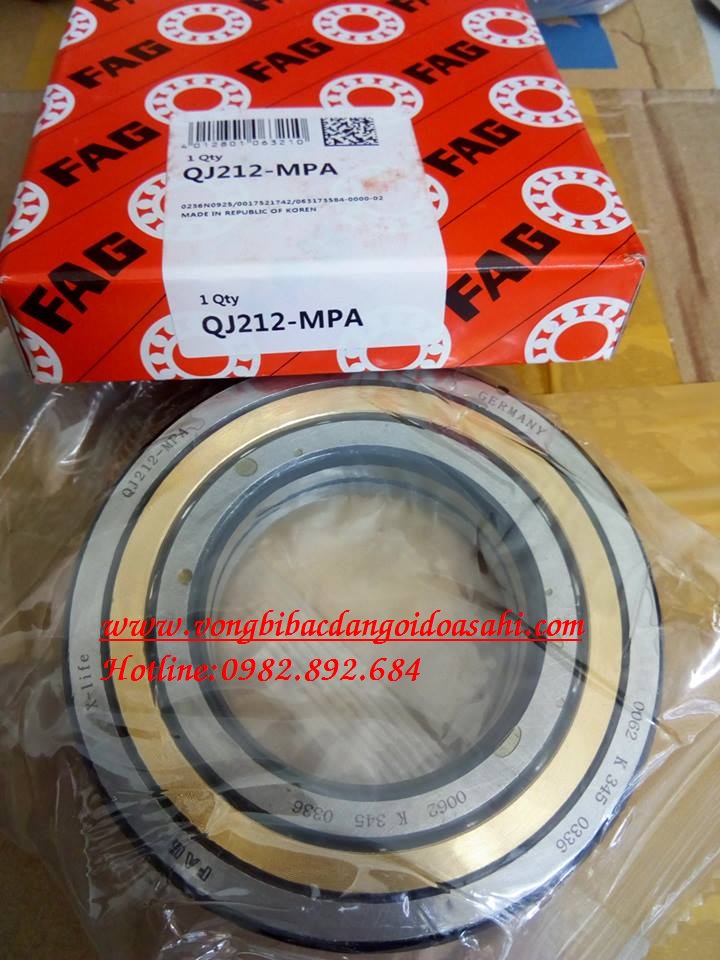 VÒNG BI - BẠC ĐẠN - QJ212MPA FAG 3 VÒNG BI - BẠC ĐẠN - QJ212MPA FAG