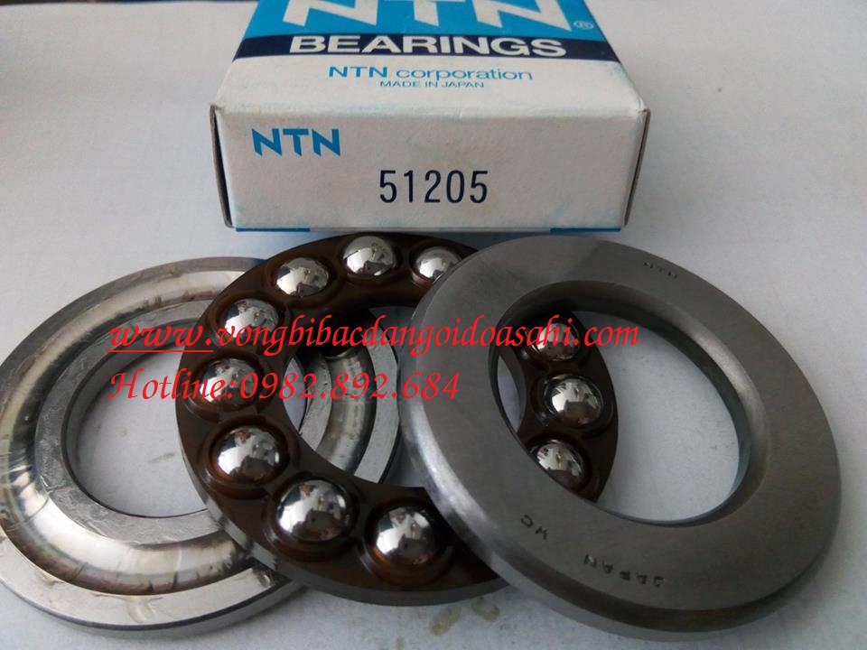 VÒNG BI - BẠC ĐẠN 51205 NTN 3 VÒNG BI - BẠC ĐẠN 51205 NTN