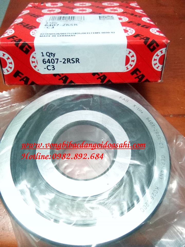 VÒNG BI - BẠC ĐẠN 6407 2RSR.C3 FAG 3 VÒNG BI - BẠC ĐẠN 6407 2RSR.C3 FAG