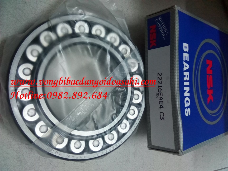 VÒNG BI - BẠC ĐẠN 22216EAE4C3 NSK 3 VÒNG BI - BẠC ĐẠN 22216EAE4C3 NSK