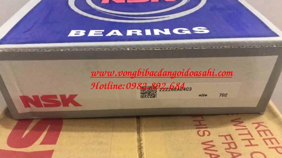 VÒNG BI - BẠC ĐẠN 22226 EAE4C3 NSK 3 VÒNG BI - BẠC ĐẠN 22226 EAE4C3 NSK