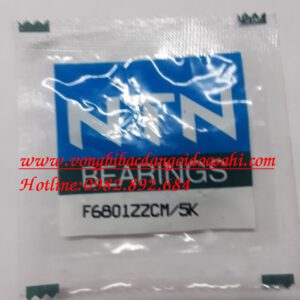 VÒNG BI - BẠC ĐẠN F6801ZZCM NTN