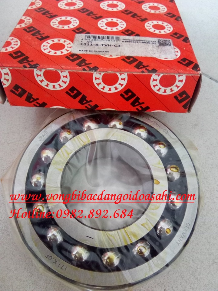 VÒNG BI - BẠC ĐẠN 1311 K TVH C3 FAG 3 VÒNG BI - BẠC ĐẠN 1311 K TVH C3 FAG