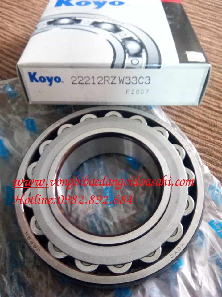 VÒNG BI - BẠC ĐẠN 22212 RZW33C3 KOYO 3 VÒNG BI - BẠC ĐẠN 22212 RZW33C3 KOYO