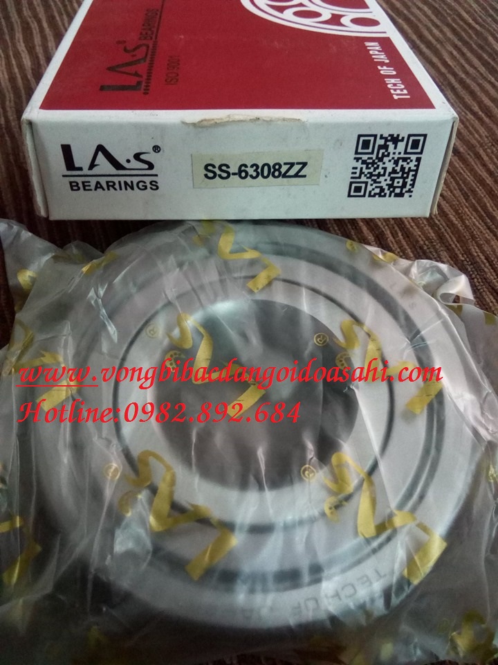 VÒNG BI - BẠC ĐẠN INOX SS6308 2 VÒNG BI - BẠC ĐẠN INOX SS6308