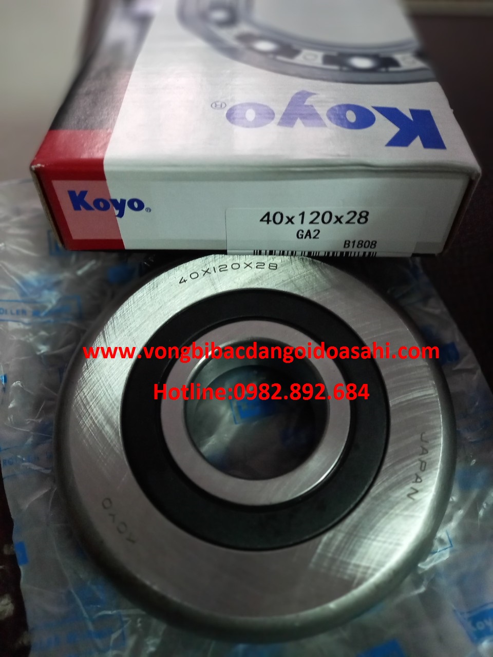 BẠC ĐẠN 40X120X28 KOYO 3 BẠC ĐẠN 40X120X28 KOYO