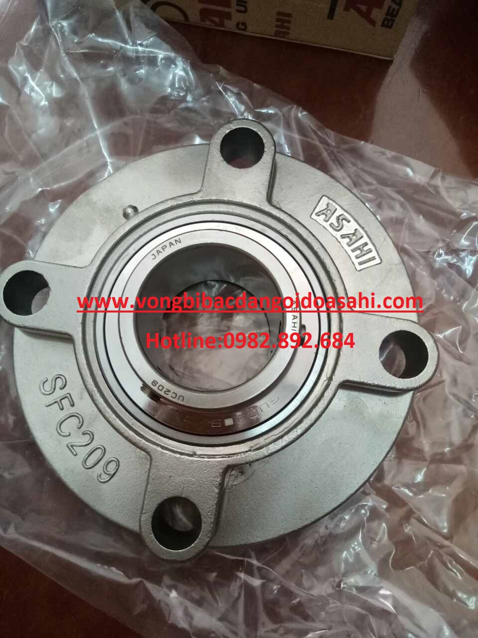 GỐI ĐỠ UCFC201 INOX 3 GỐI ĐỠ UCFC201 INOX